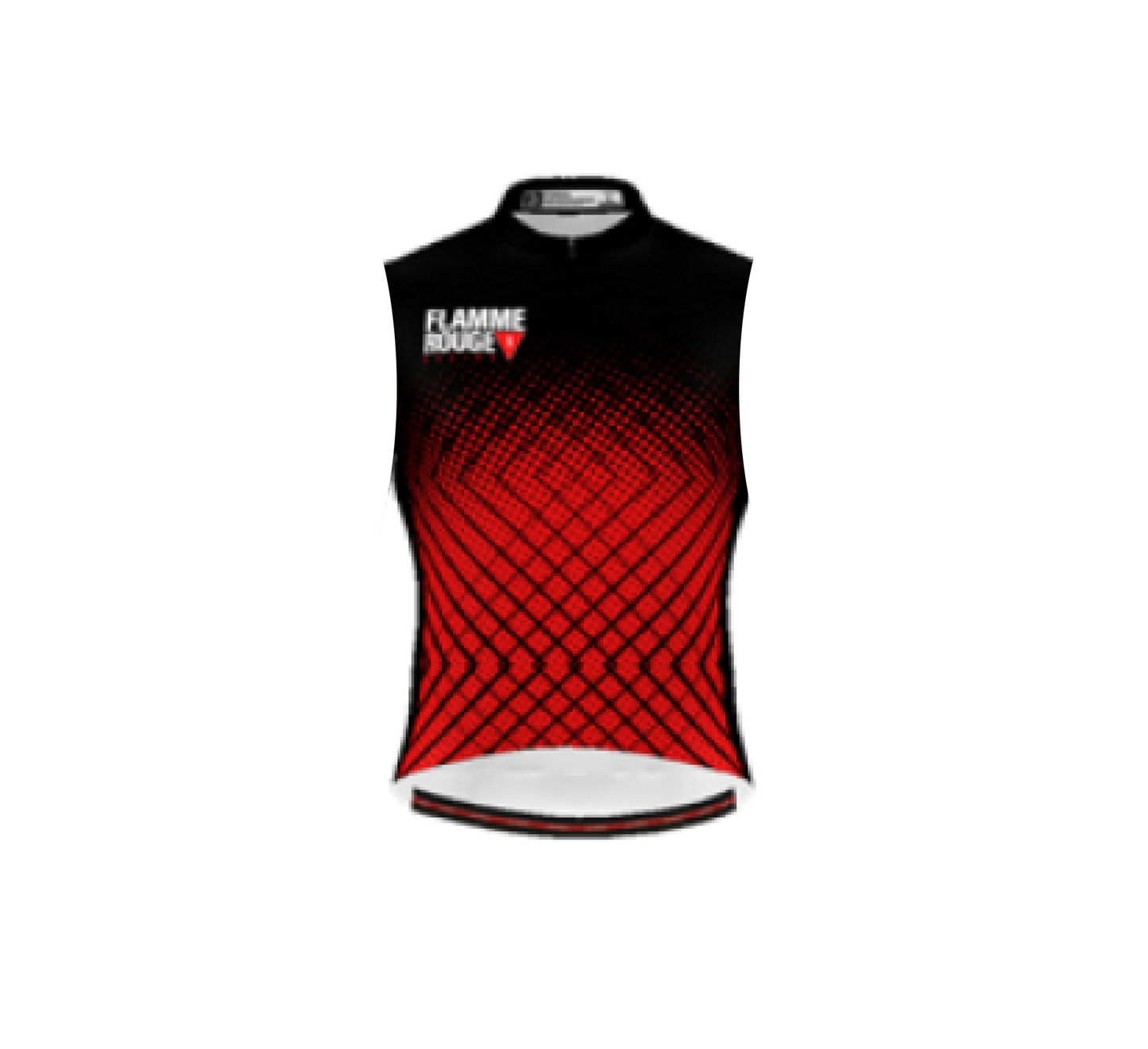 Flamme Rouge Racing Indoor Vest - Black & Red